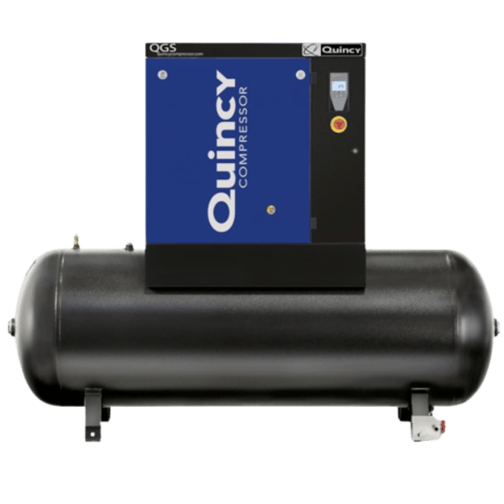 Quincy QGS7.5 7.5 Horsepower 60 Gallon Tank Mounted Rotary Screw